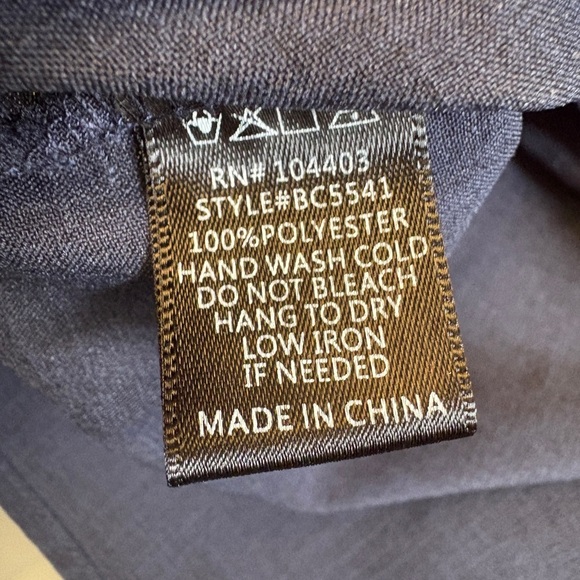 Nordstrom J.O.A. Navy Blue Party Ruffle Shoulder Cocktail Top women's size Small - Picture 4 of 7